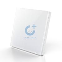 智能觸控平面鋼化玻璃式一位開關(guān)面板_百仕誠